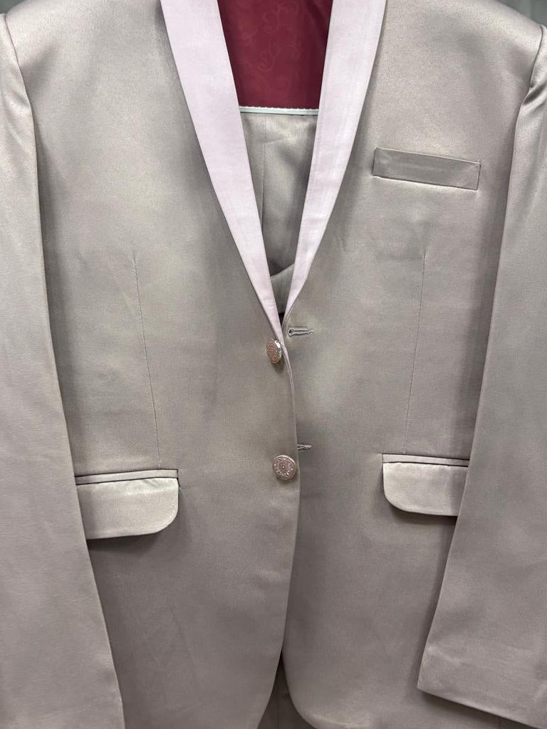 Club AK Men's Premium Rose Pink 3 Piece Suit | Luxury Groom & Reception Wear