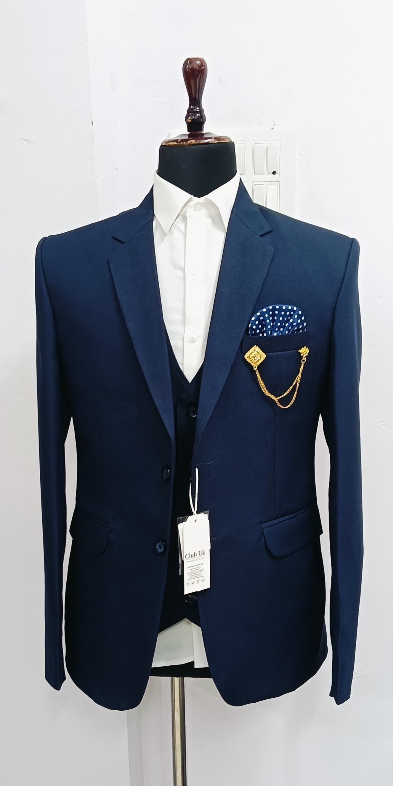 Affordable tailored men's 3-piece suits for wedding