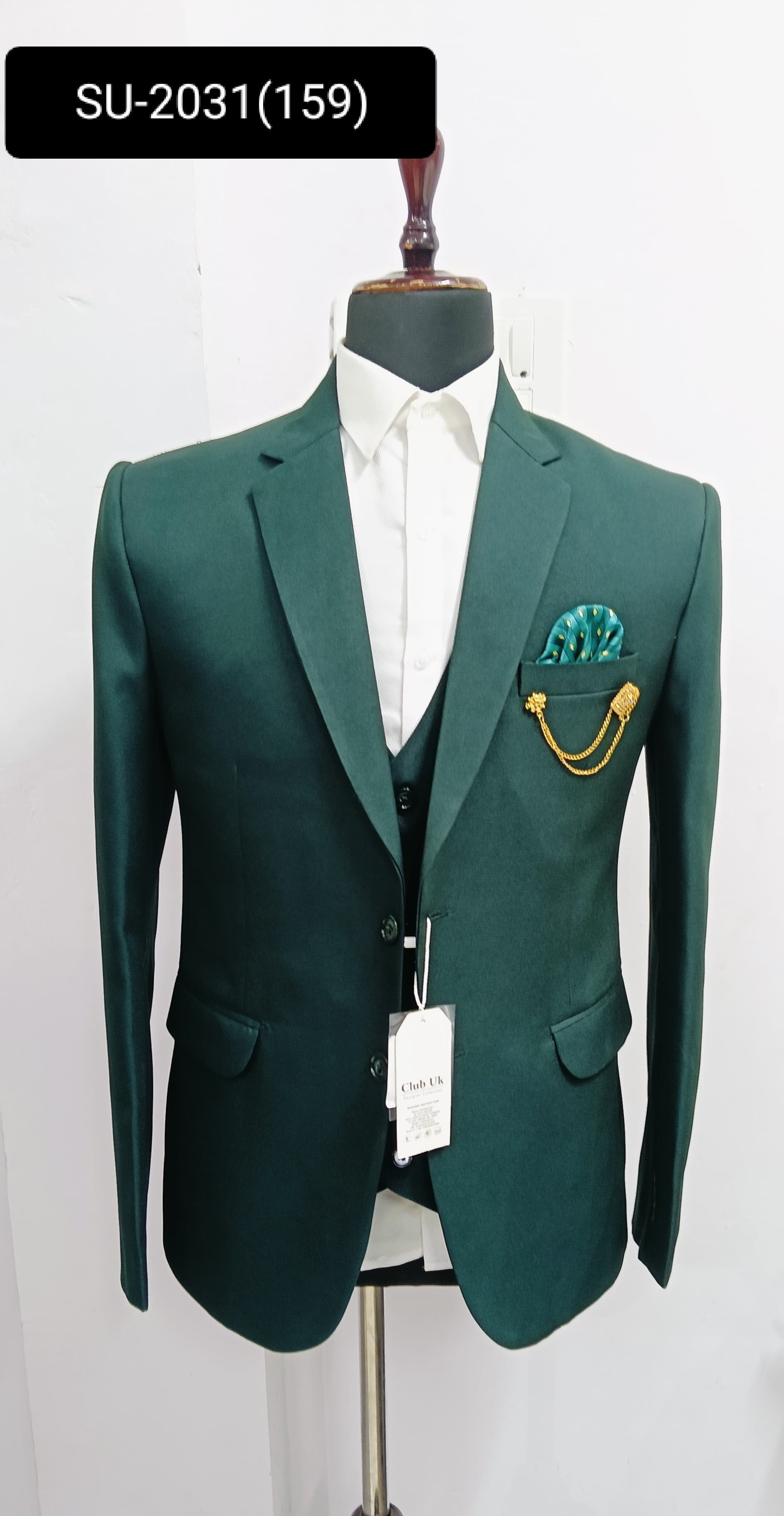 Affordable tailored men's 3-piece suits for wedding