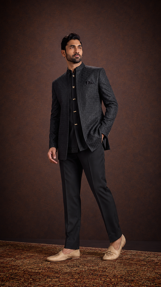 Men’s Premium Designer Indo Western Sherwani – Elegant Wedding & Party Wear