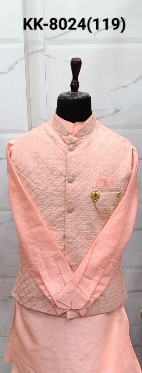 Classic Men’s Kurta Koti for Traditional Celebrations