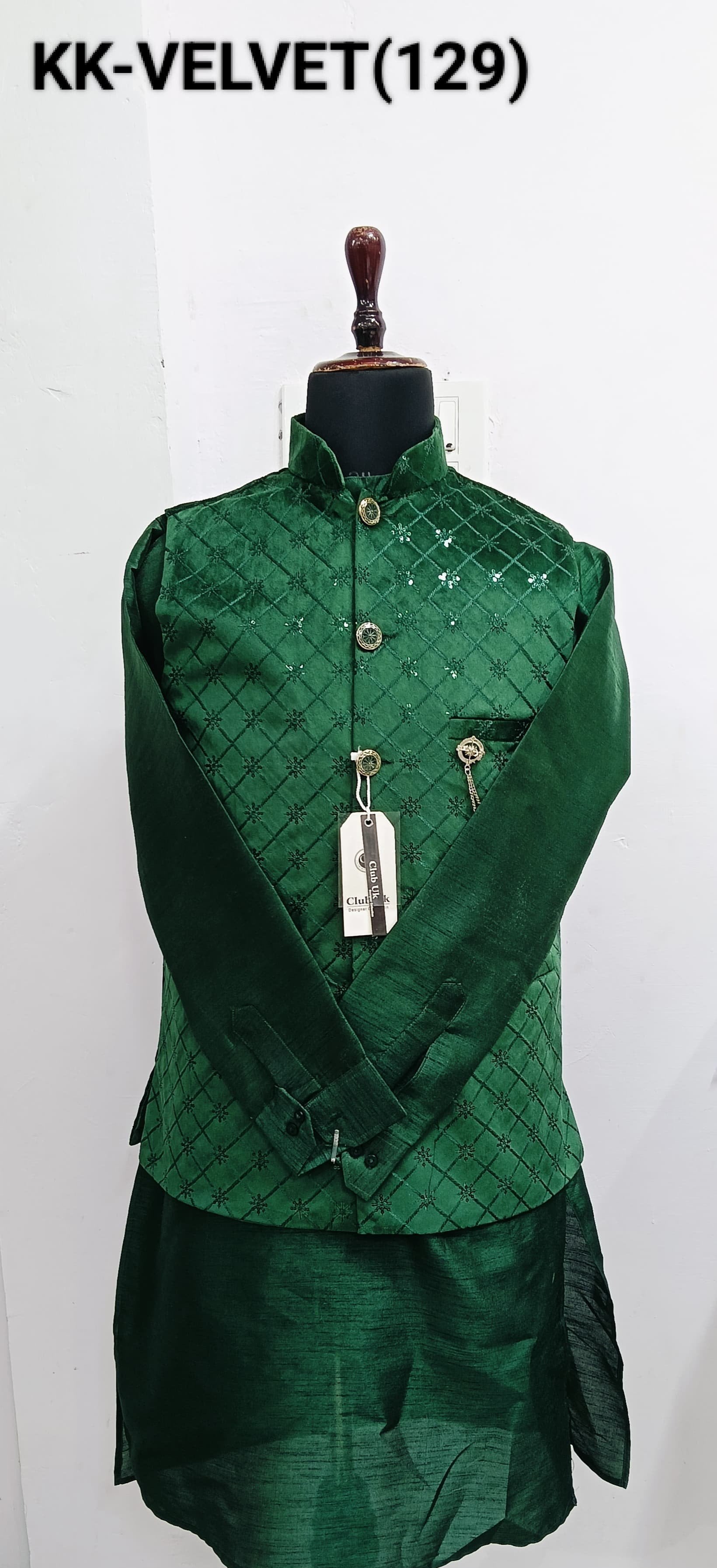 Men's Ethnic Designer Kurta Koti For Festive Season