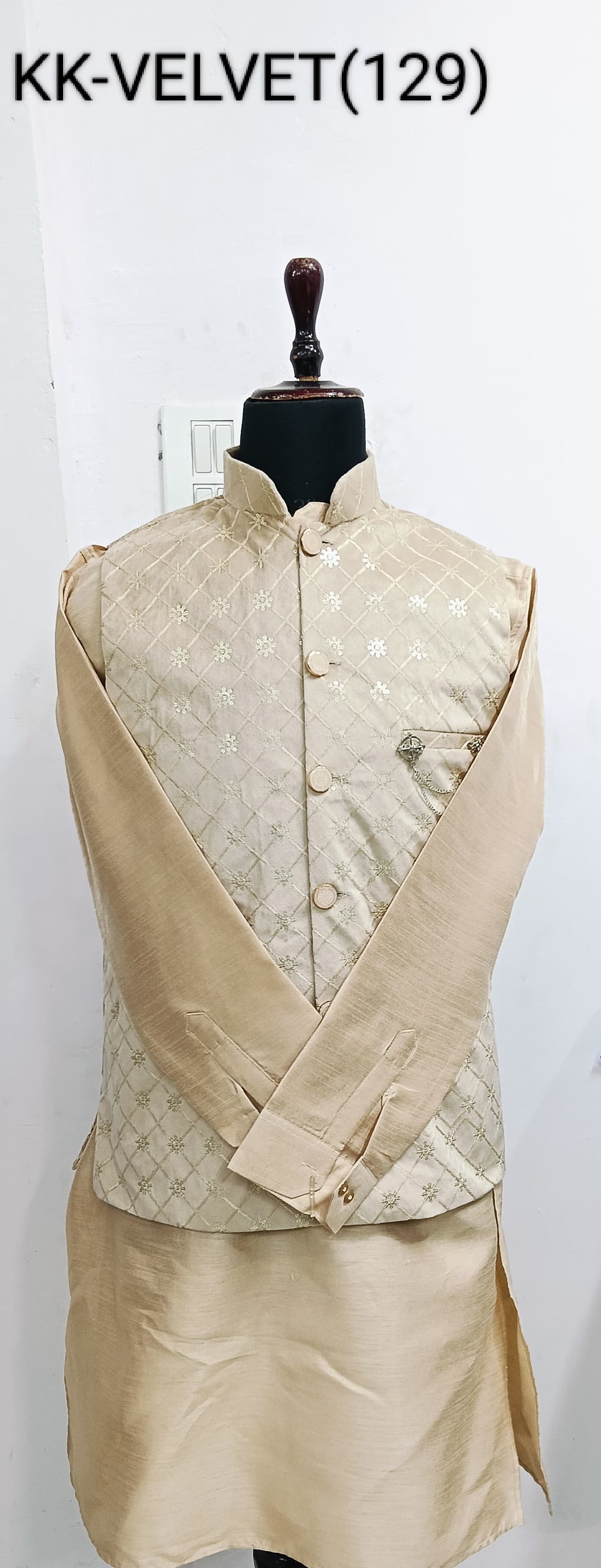 Men's Ethnic Designer Kurta Koti For Festive Season