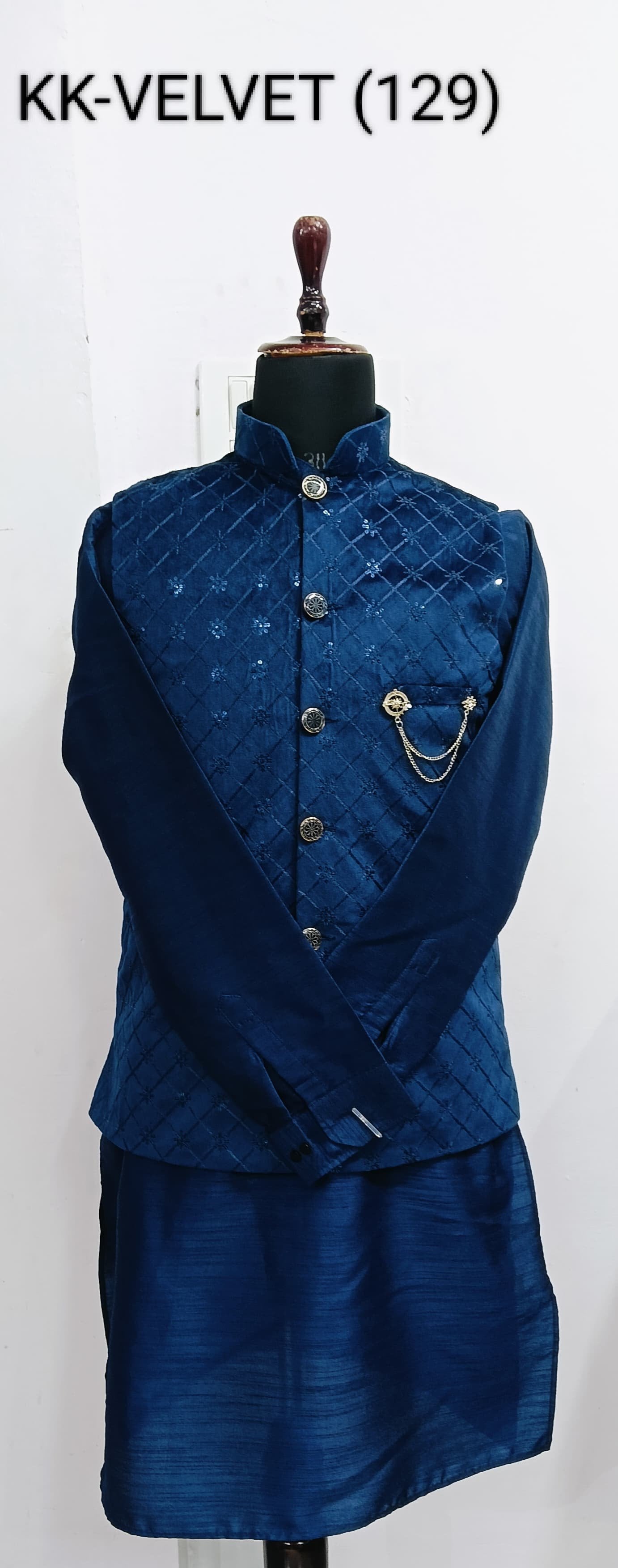 Men's Ethnic Designer Kurta Koti For Festive Season