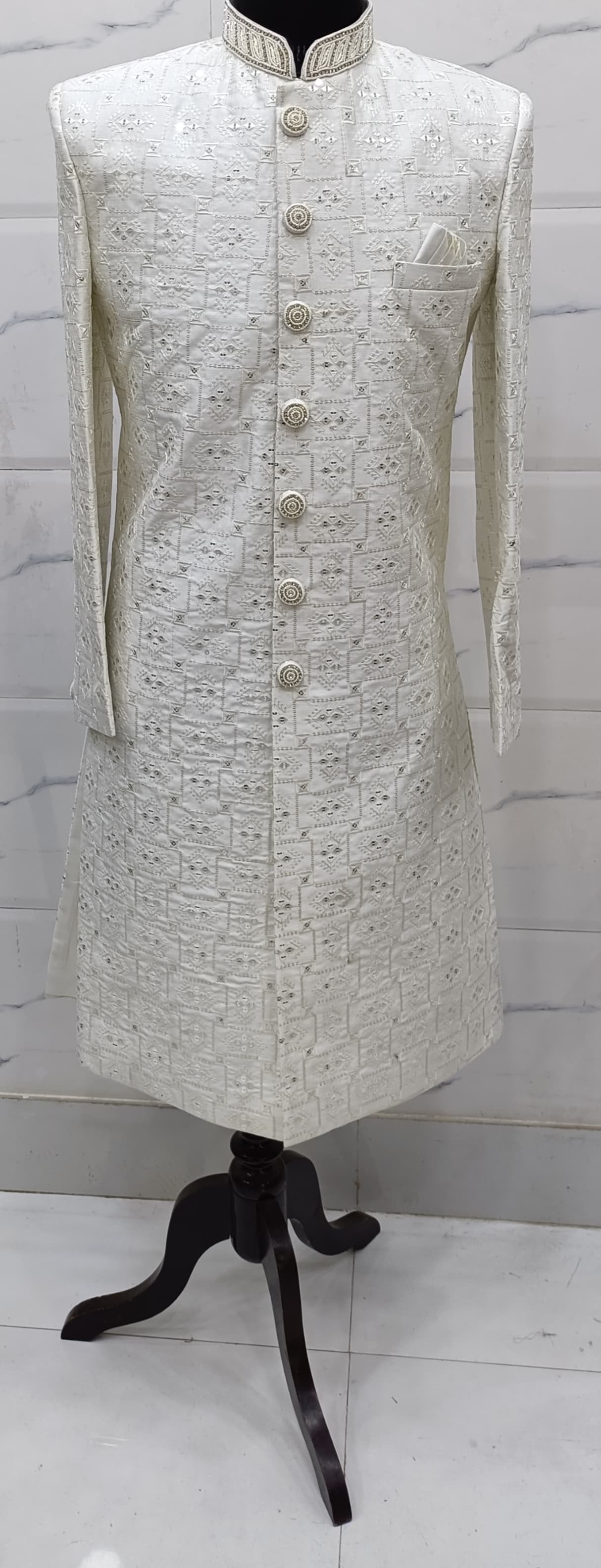 Premium Designer Men's Sherwani for Festive Occasions
