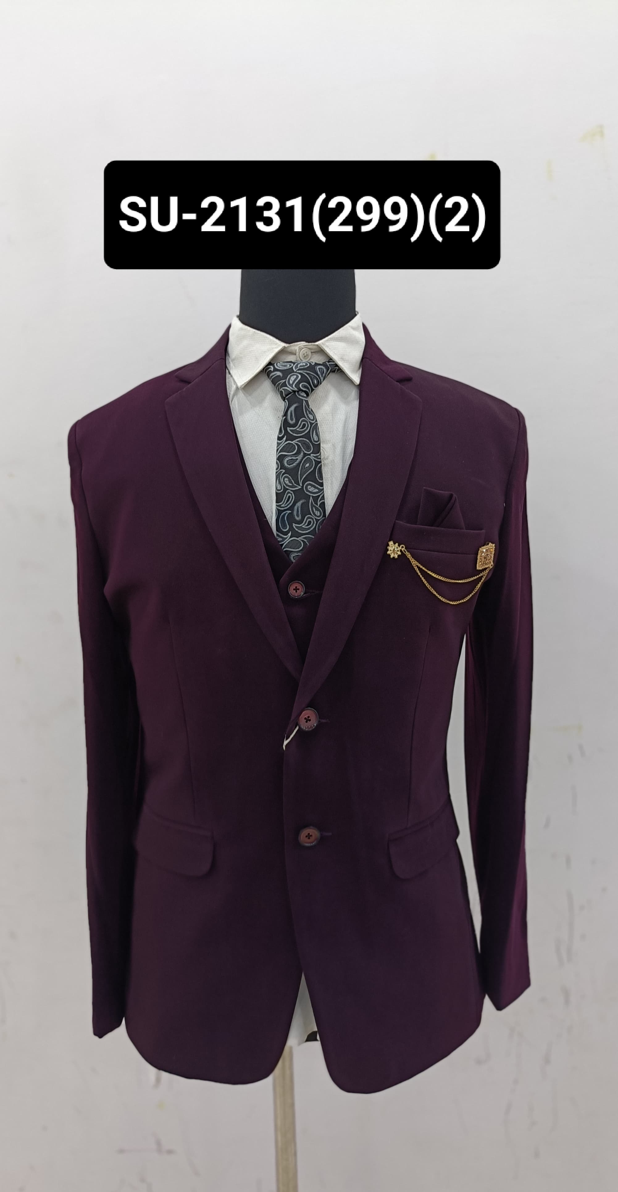Men's Japanese 3-piece suits for party wear
