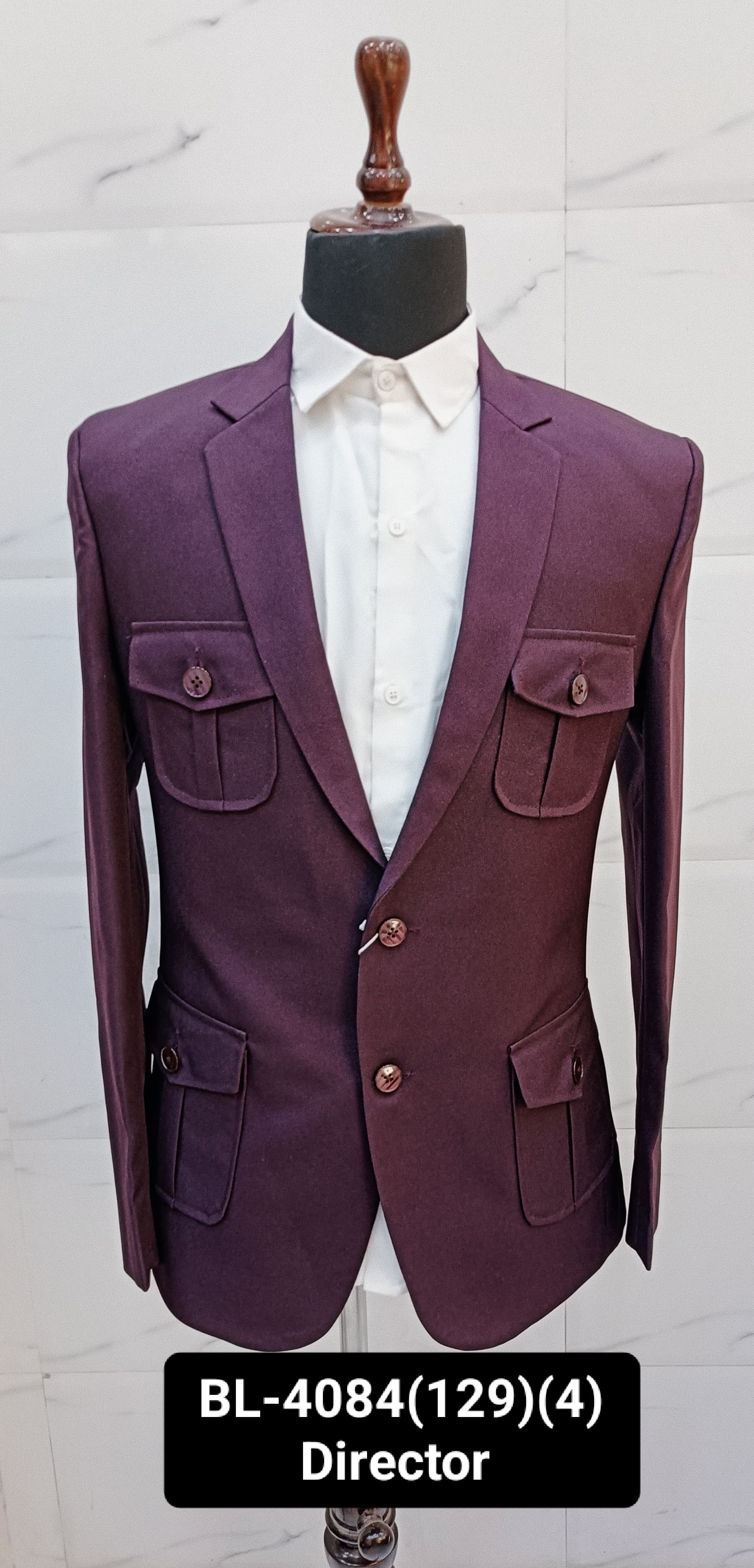 Men’s Stylish Formal Blazer with 4 Pockets | Club AK