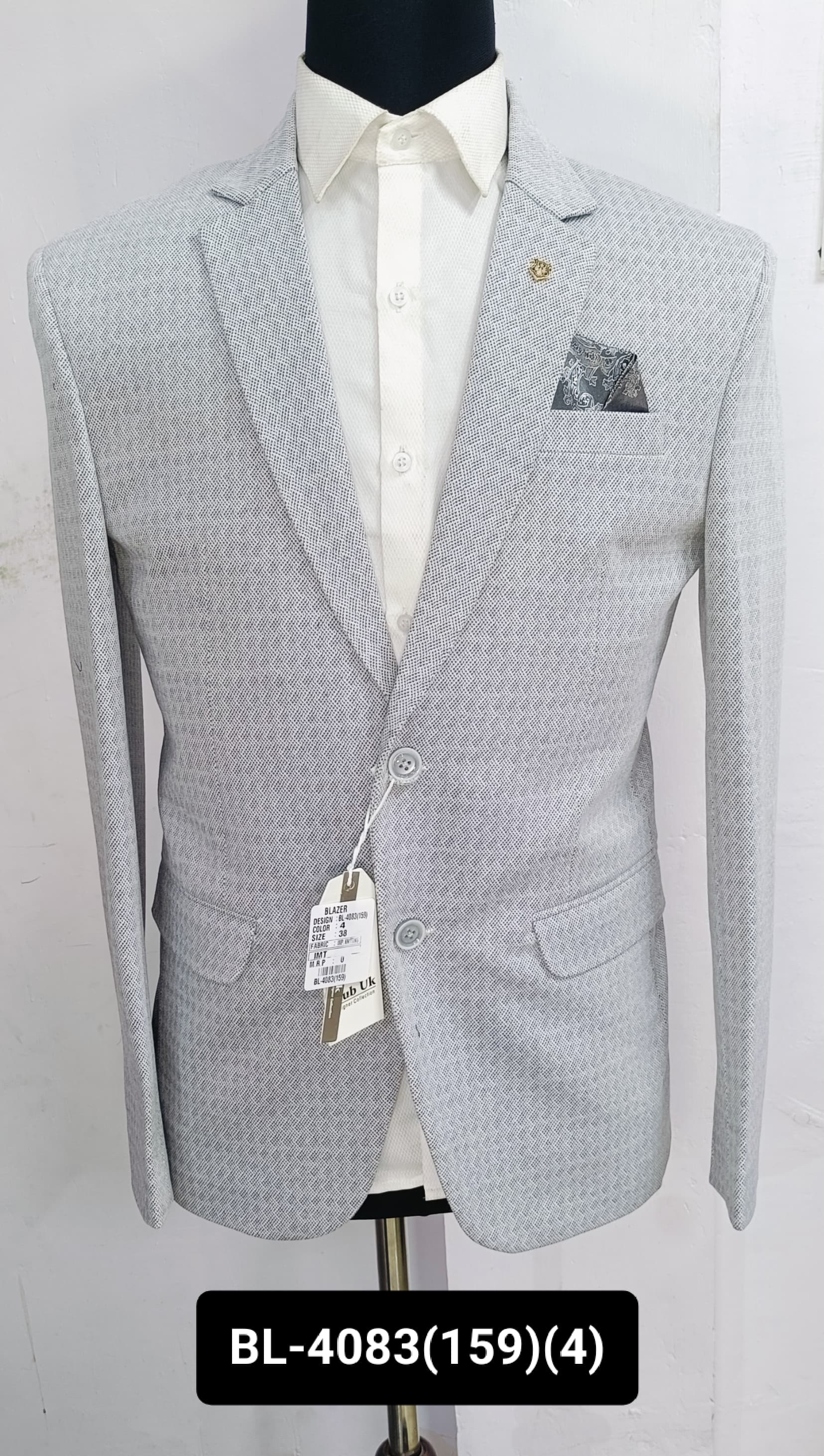 Men’s Checked Slim Fit Blazer – Formal & Party Wear | Club AK