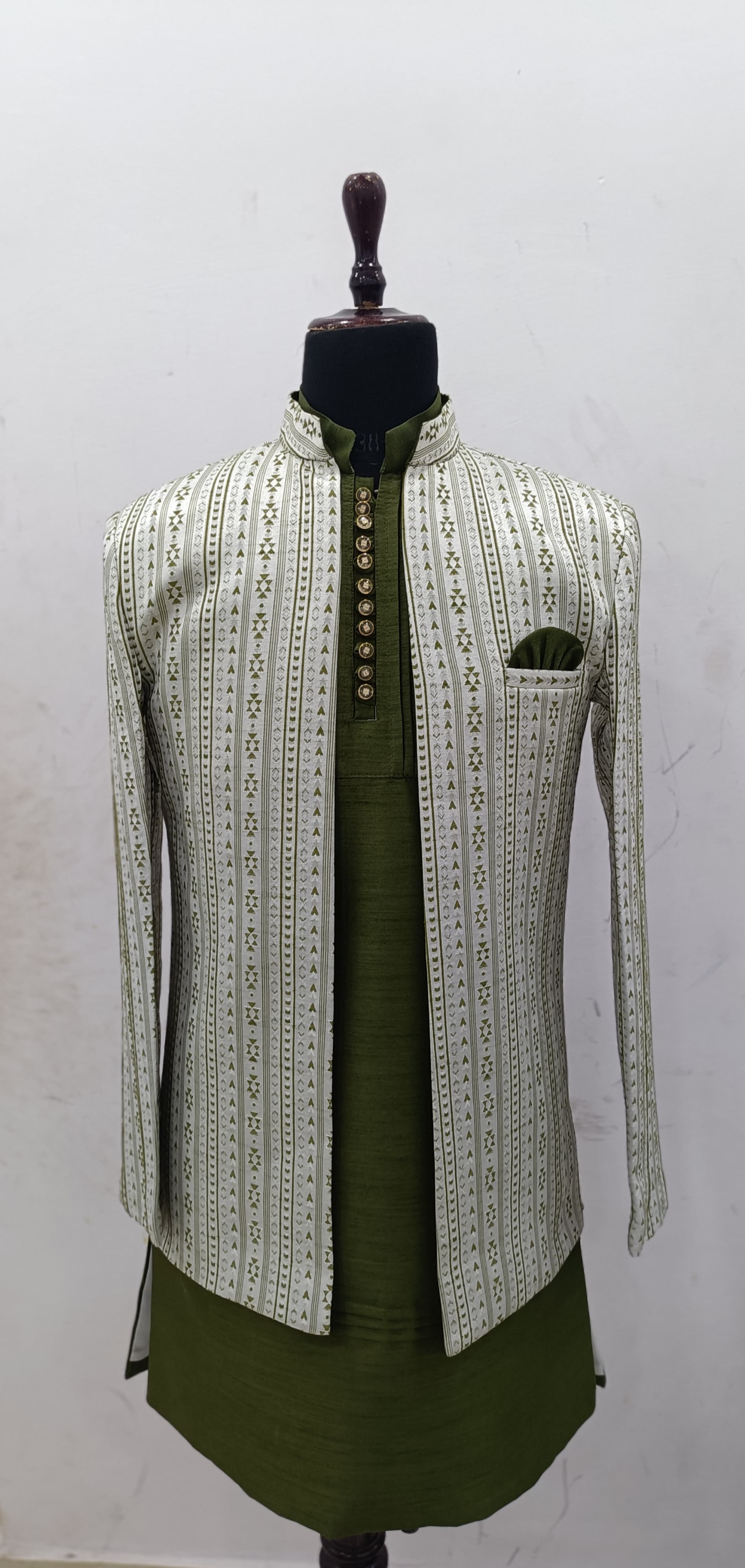 Men’s Printed Ethnic Shrug | Wedding & Party Wear Jodhpuri Coat