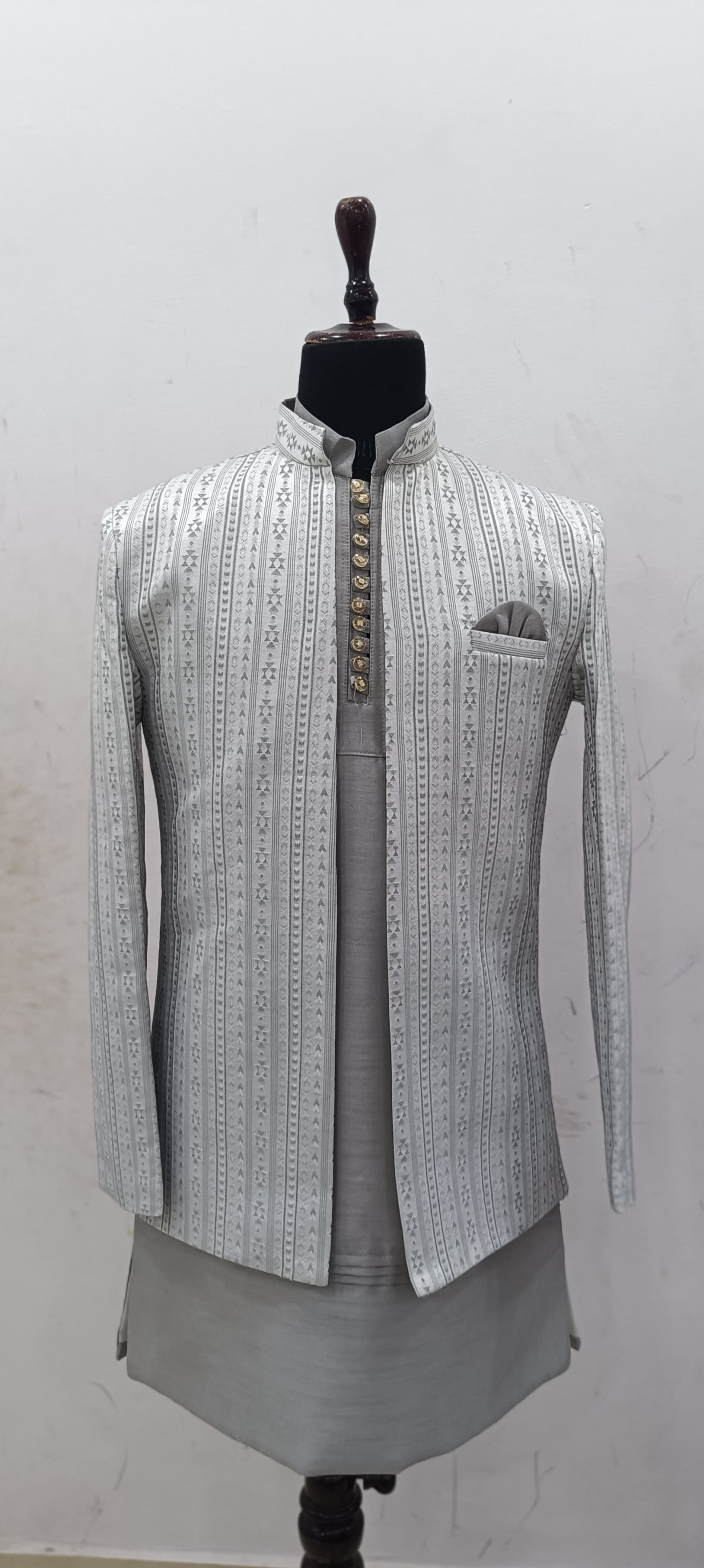 Men’s Printed Ethnic Shrug | Wedding & Party Wear Jodhpuri Coat