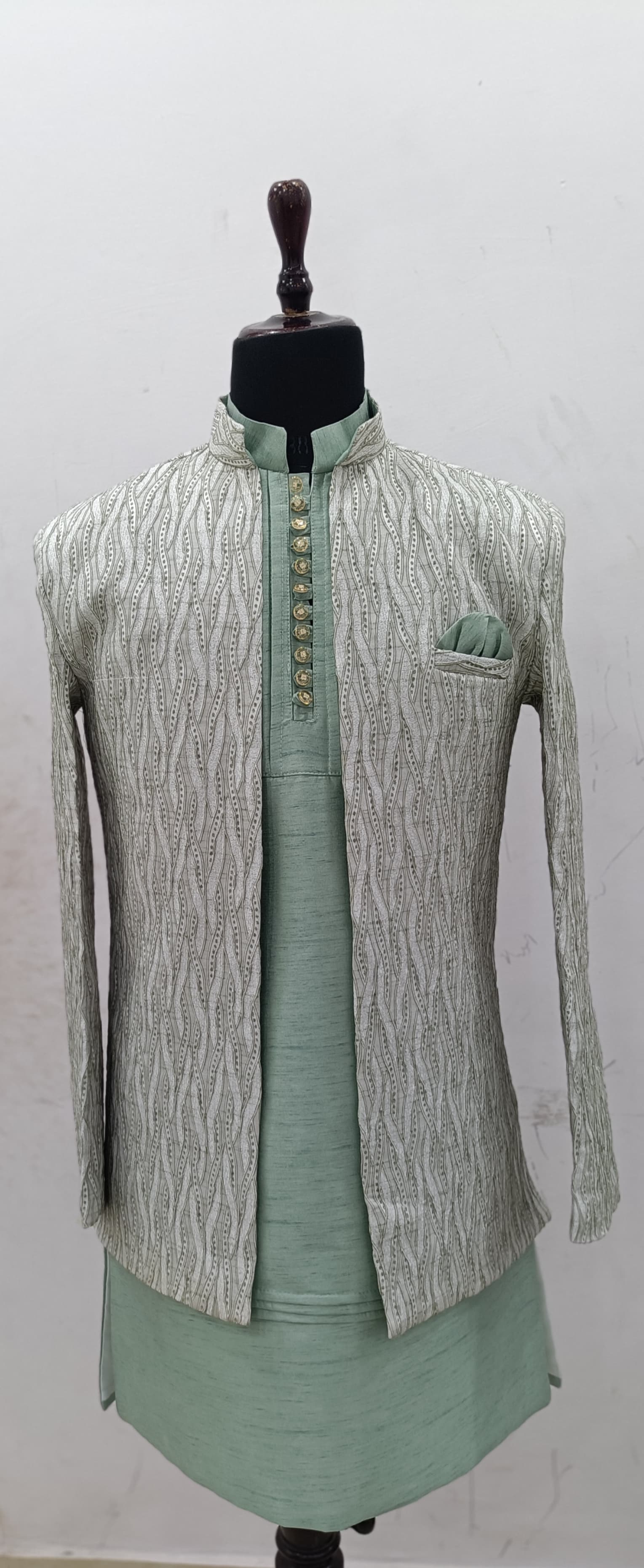 Men’s Premium Printed Ethnic Shrug | Wedding & Party Wear Jodhpuri Coat