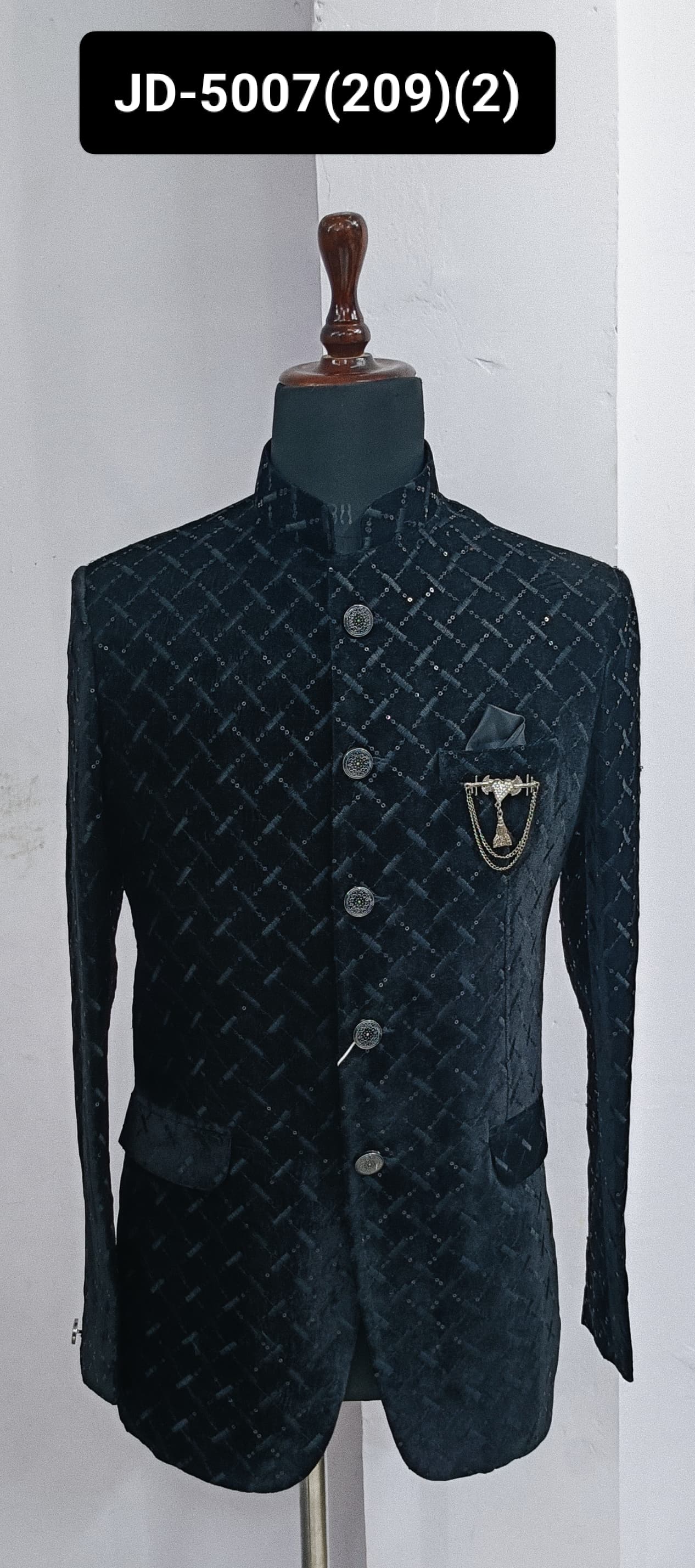 Men's Velvet Jodhpuri Suit