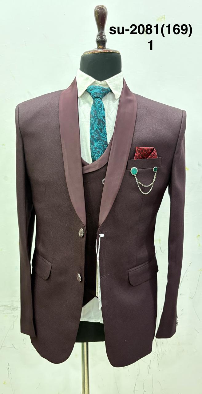 Premium Three Piece Suit for Party Wear