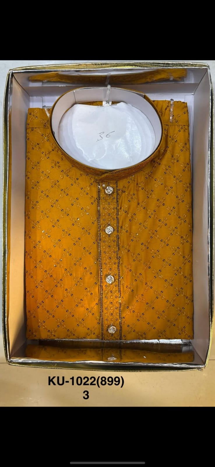 Men's Cotton Silk Embroidery Kurta