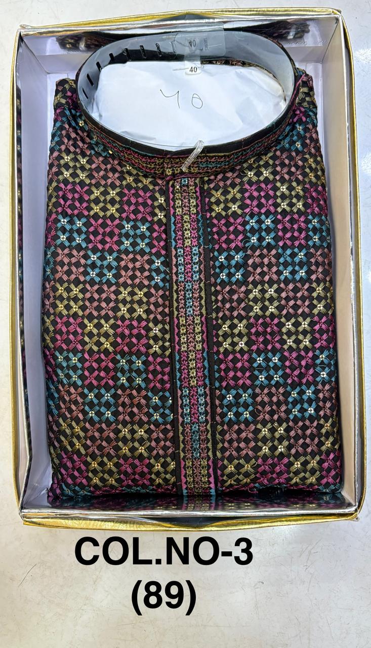 Men’s Heavy Chicken Embroidery Kurta | Premium Party & Occasion Wear Kurta