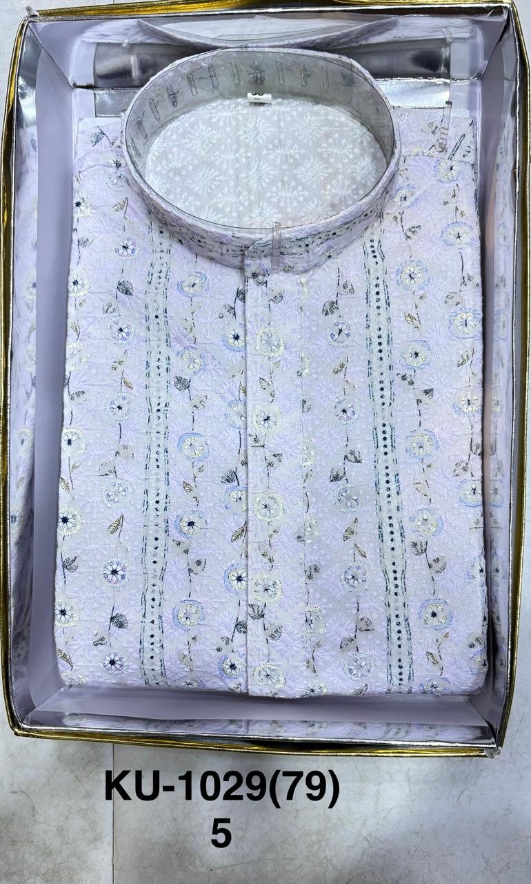 Men’s Premium Shifli Printed Kurta | Festive & Party Wear