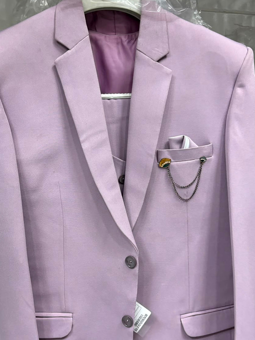 Club AK Pastel Lavender Suit for Men Tokyo Fabric
