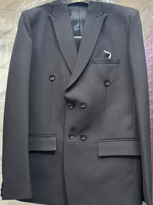 Club AK Premium Black Formal Suit for Men – Reception, Engagement & Party Wear