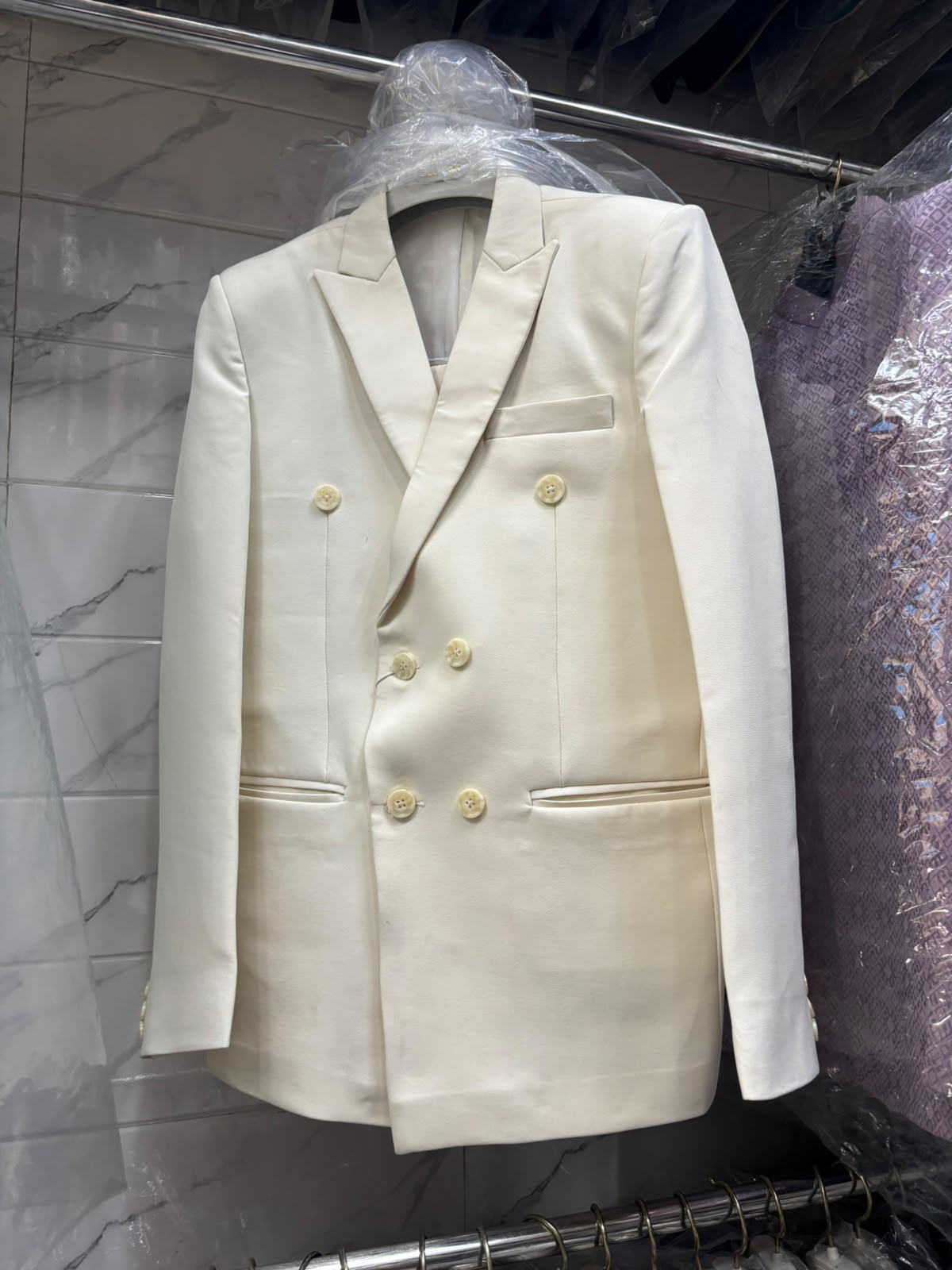 Club AK Premium Ivory Formal Suit Set for Men with Tailored Fit