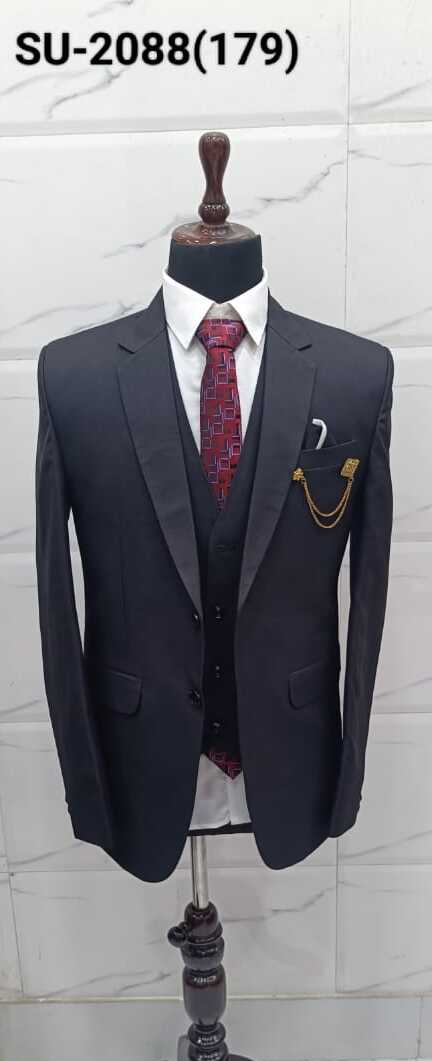 Affordable Designed Men’s 3-Piece Suit for Groom