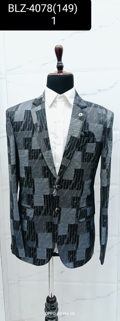 Designer Blazer for Men – Stylish Pattern | Club AK