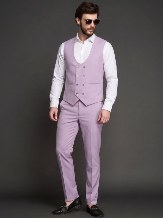 Club AK Pastel Lavender Suit for Men | Premium Formal Blazer Collection