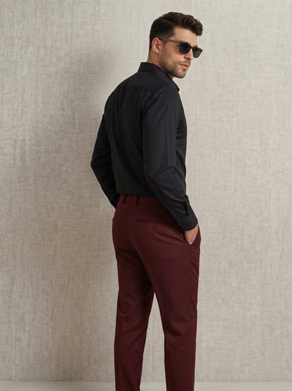Men’s Black Quilted Designer Shirt