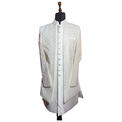 Premium Embroidered Long Shrug | Festive & Occasion Wear