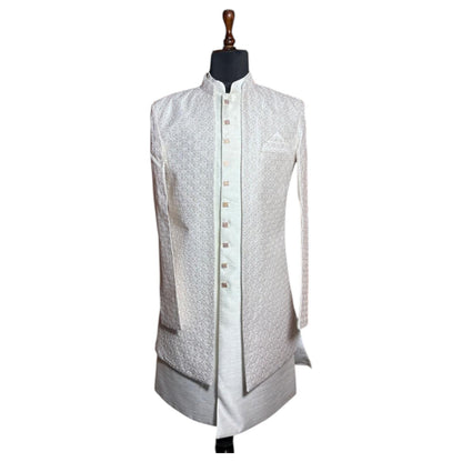Premium Embroidered Long Shrug | Festive & Occasion Wear