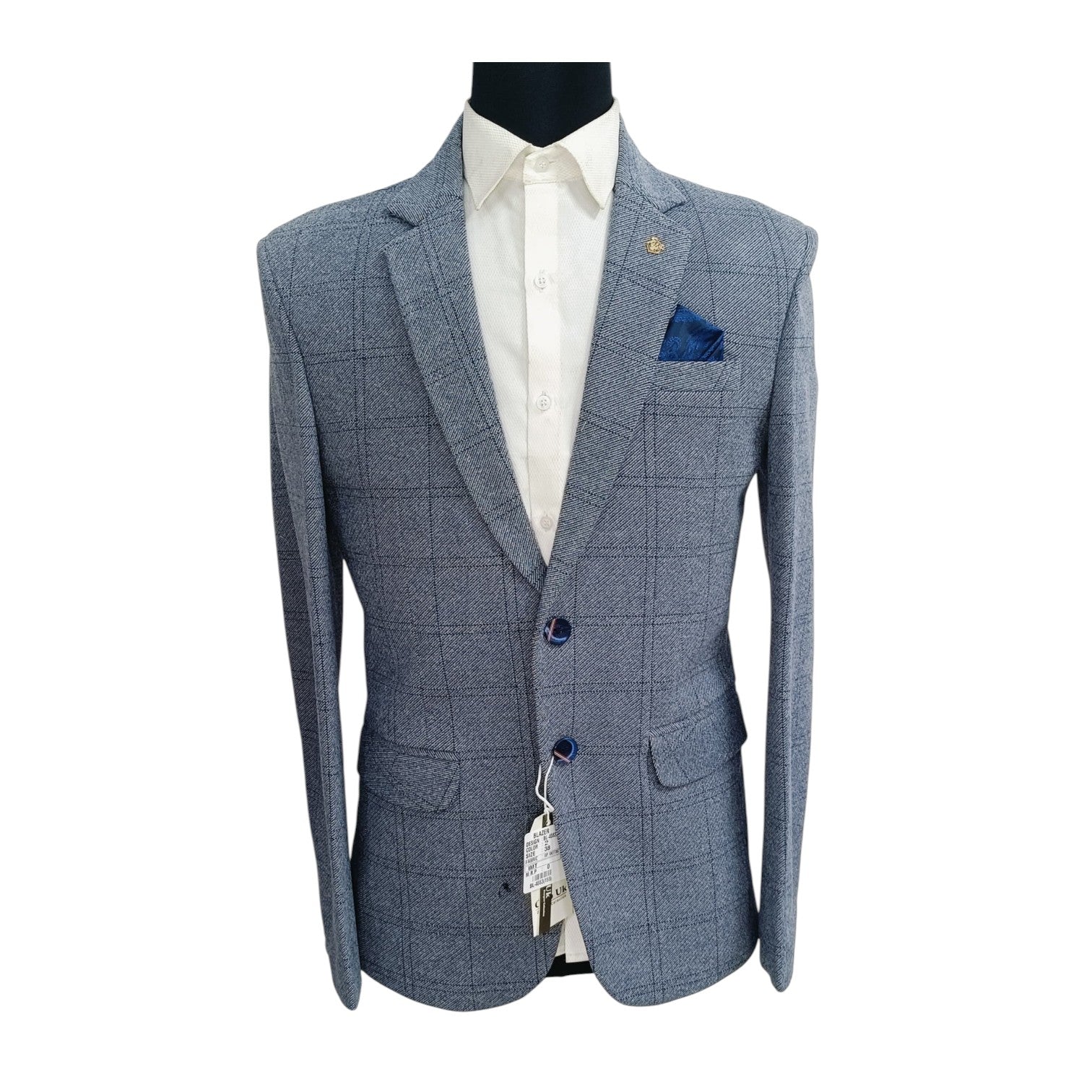 Men’s Checked Slim Fit Blazer – Formal & Party Wear | Club AK