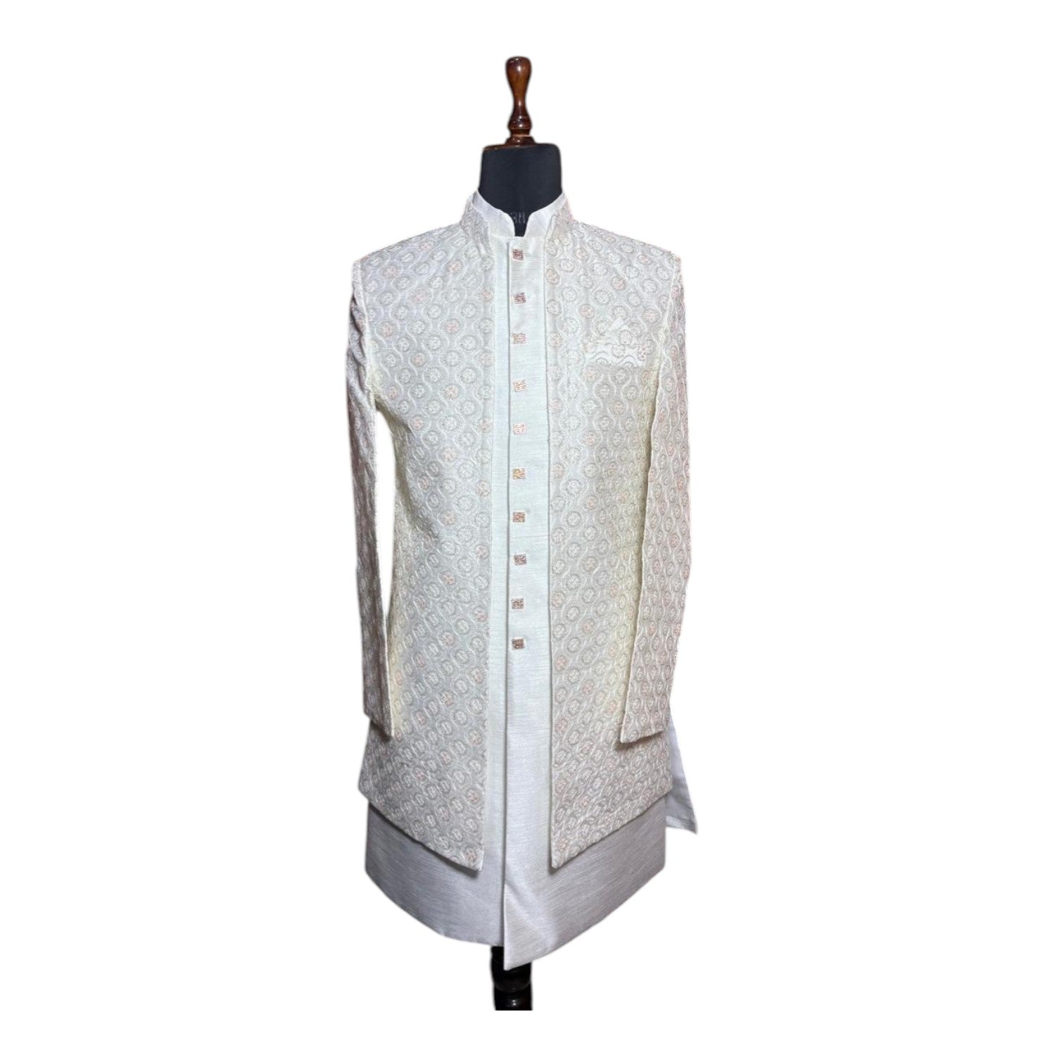 Luxury Ethnic Long Shrug for Men | Statement Wedding Wear