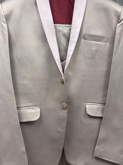 Club AK Men's Premium Rose Pink 3 Piece Suit | Luxury Groom & Reception Wear