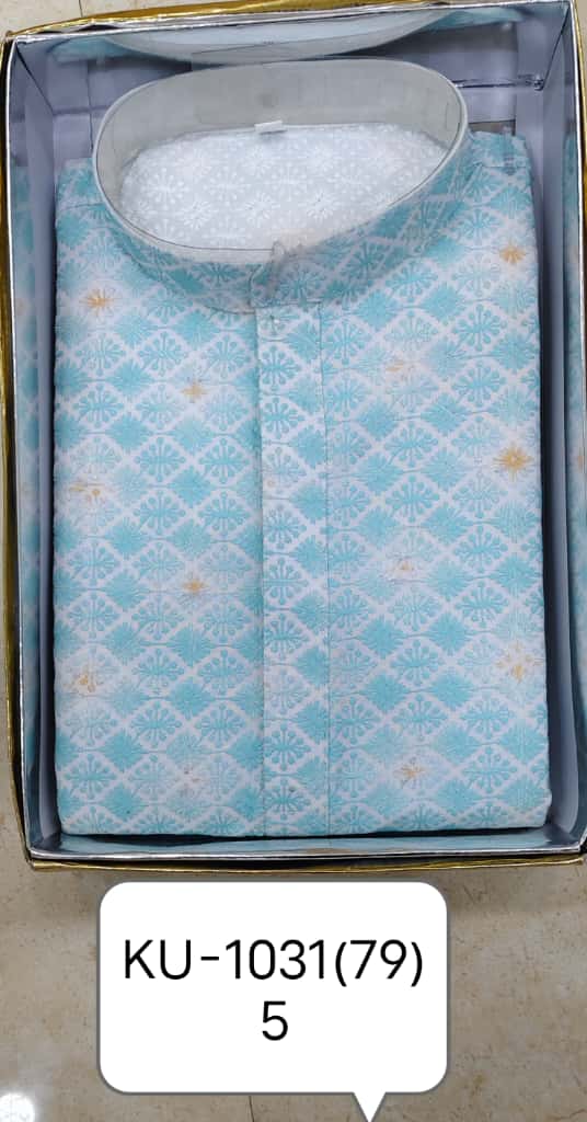 Premium Trendy Chicken Embroidery Shifli Kurta for Men  |Ethnic Festive & Party Wear