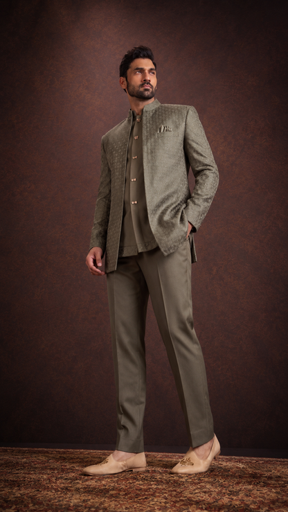 Men’s Premium Designer Indo Western Sherwani – Elegant Wedding & Party Wear