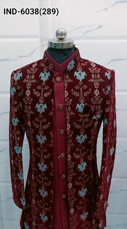 Custom Made Indo Western for Men With Unique Design