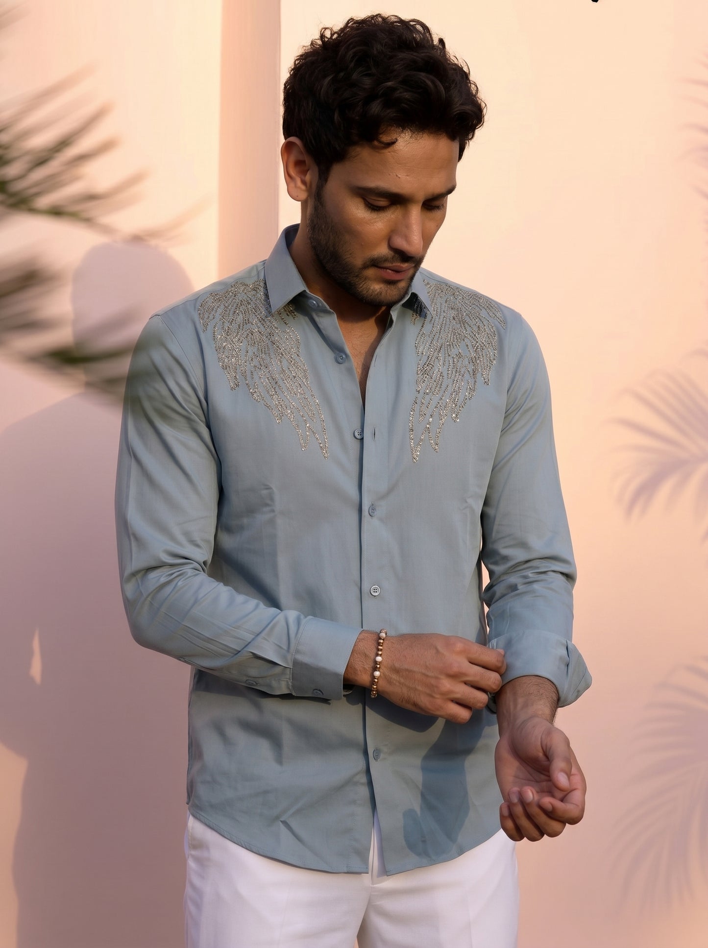 Men's Premium Japanese Embroidered Shirt for Men