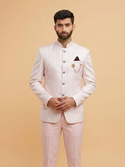 Men's Jodhpuri Lavender Suit With Pant