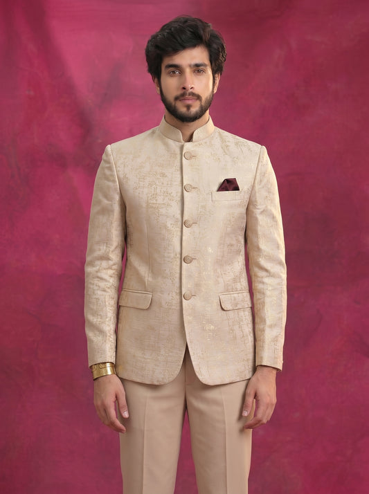 Jodhpuri  Offn white Suits with Pant for Men for Wedding