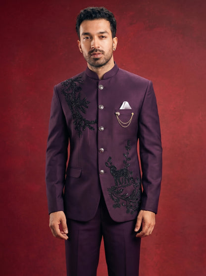 Jodhpuri Suits with Pant for Men for Wedding  Embroidery Work