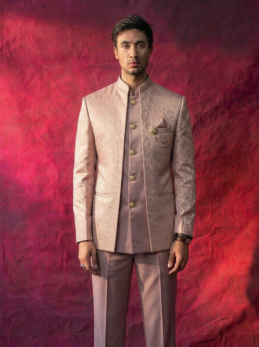 Jodhpuri Off white Suits with Pant for Men for Wedding