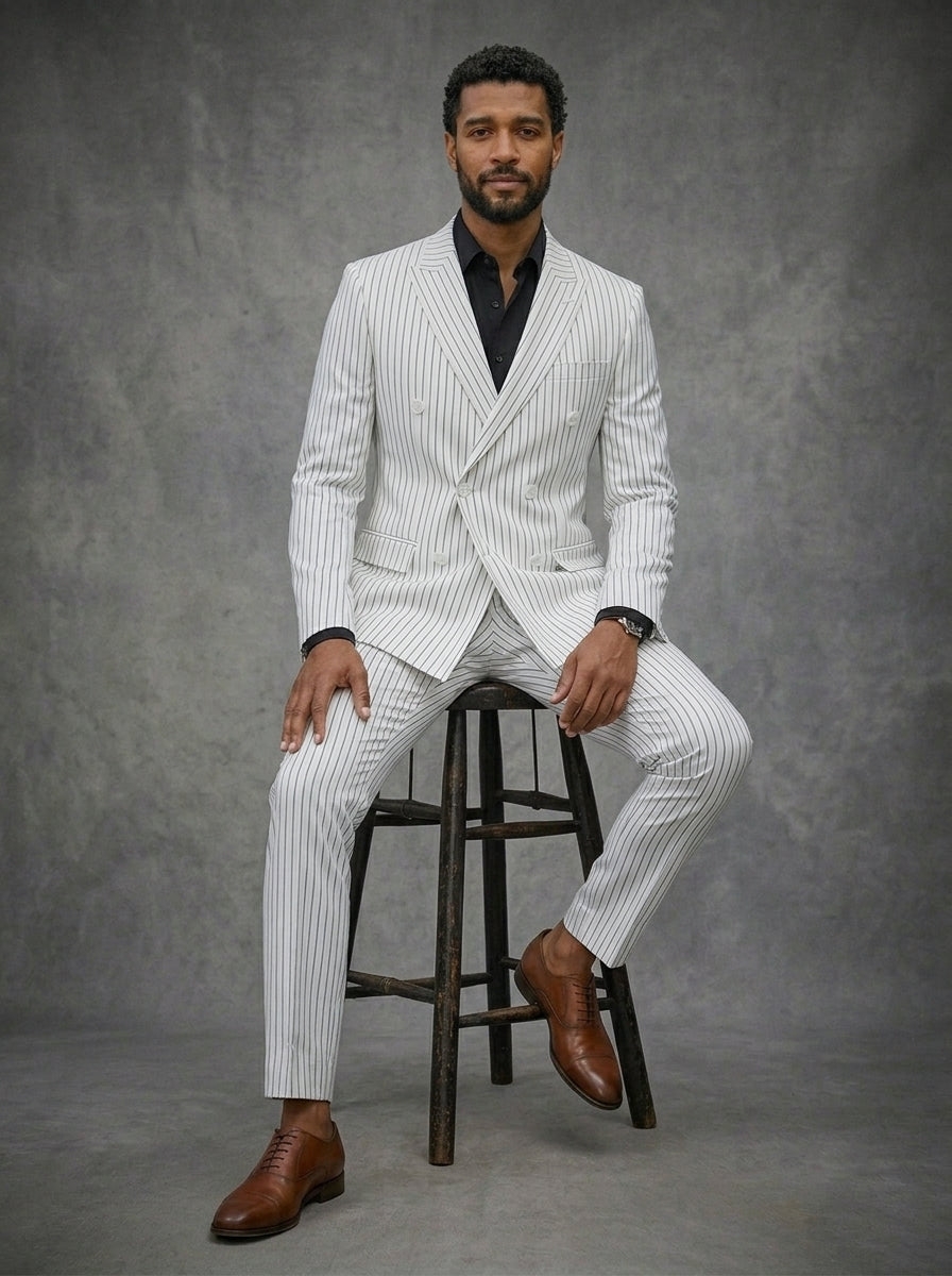 Men’s Double Breasted Lining Suit