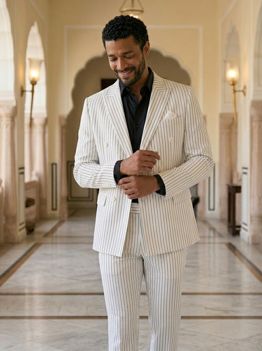 Men’s Double Breasted Lining Suit