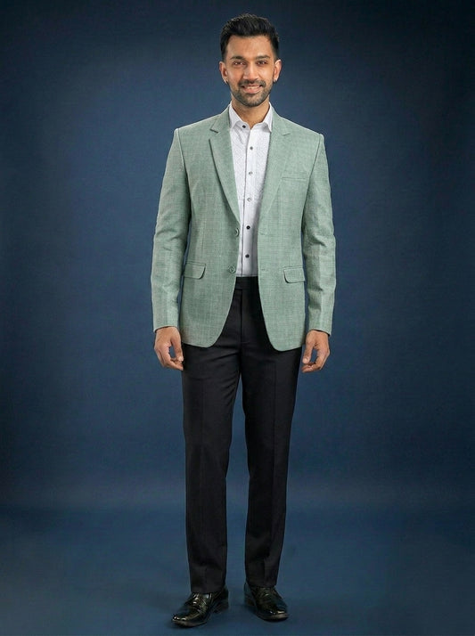 Knitting Blazer Green for men| Formal Blazer