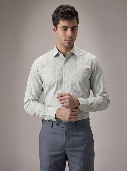 Club AK Men’s Premium Printed Full Sleeve Shirt | Stylish Patterned Casual & Formal Shirt