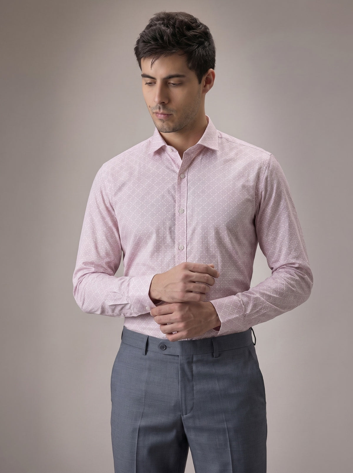 Club AK Men’s Premium Printed Full Sleeve Shirt | Stylish Patterned Casual & Formal Shirt