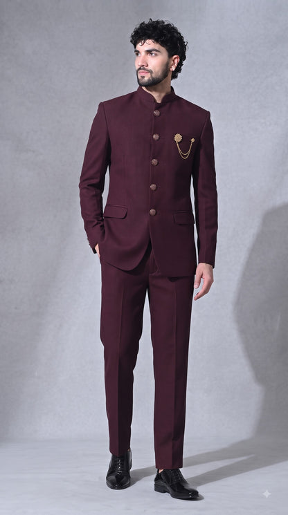 Club AK Men's shimmer Jodhpuri Suit | Premium Bandhgala Wedding, Reception & Party Wear