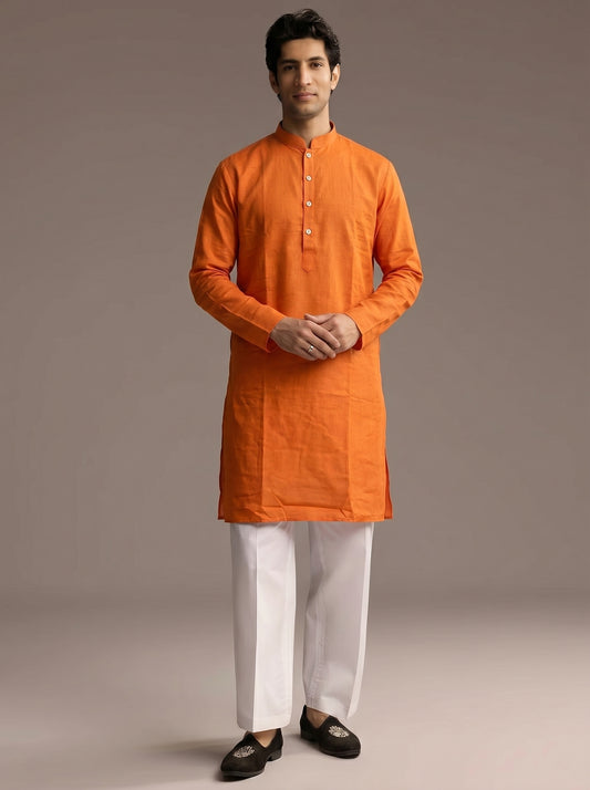 Club AK Men’s Stylish Solid Kurta