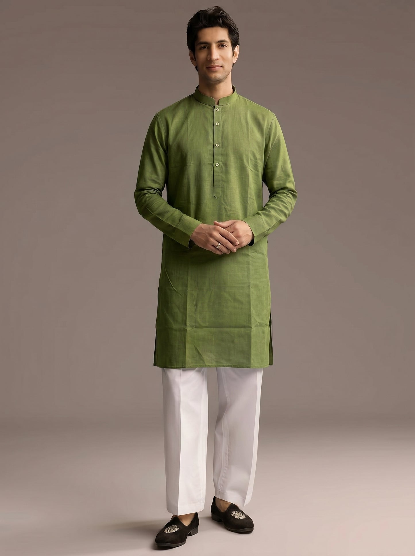 Club AK Men’s Stylish Solid Kurta