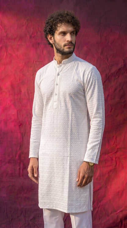 CLUB AK Men’s Premium Embroidered Kurta
