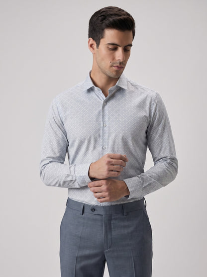 Club AK Men’s Premium Printed Full Sleeve Shirt | Stylish Patterned Casual & Formal Shirt